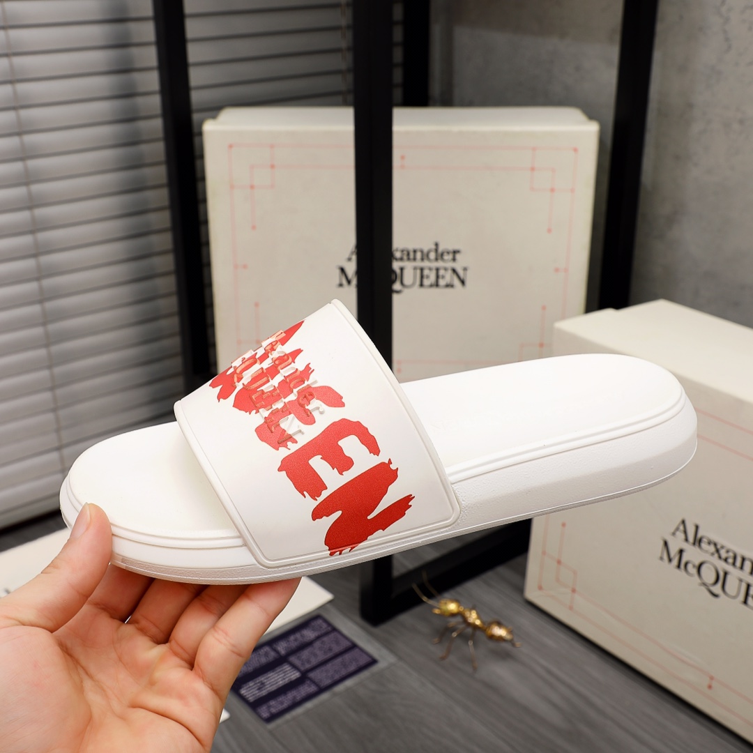 Alexander Mqueen Logo Slipper - 