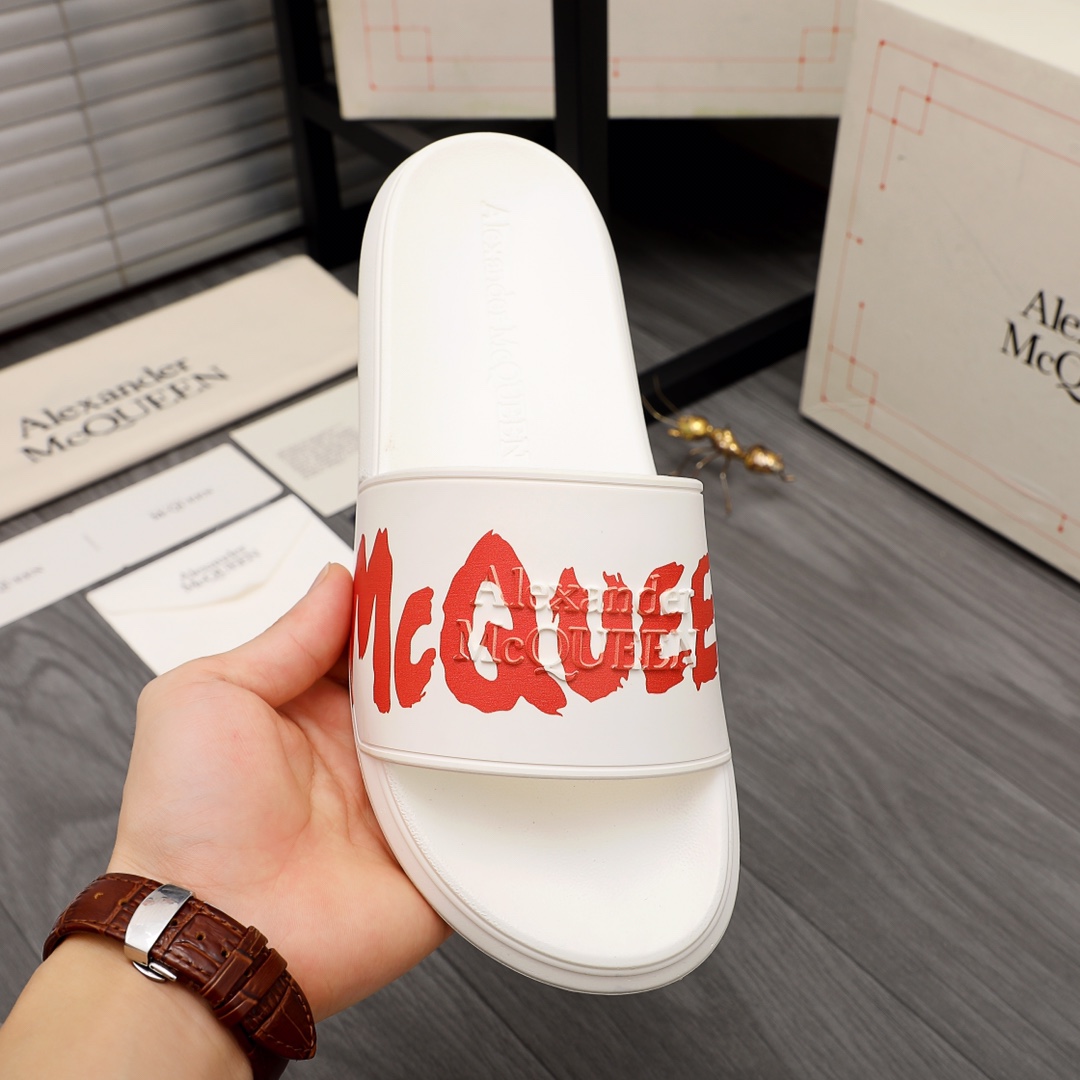Alexander Mqueen Logo Slipper - 