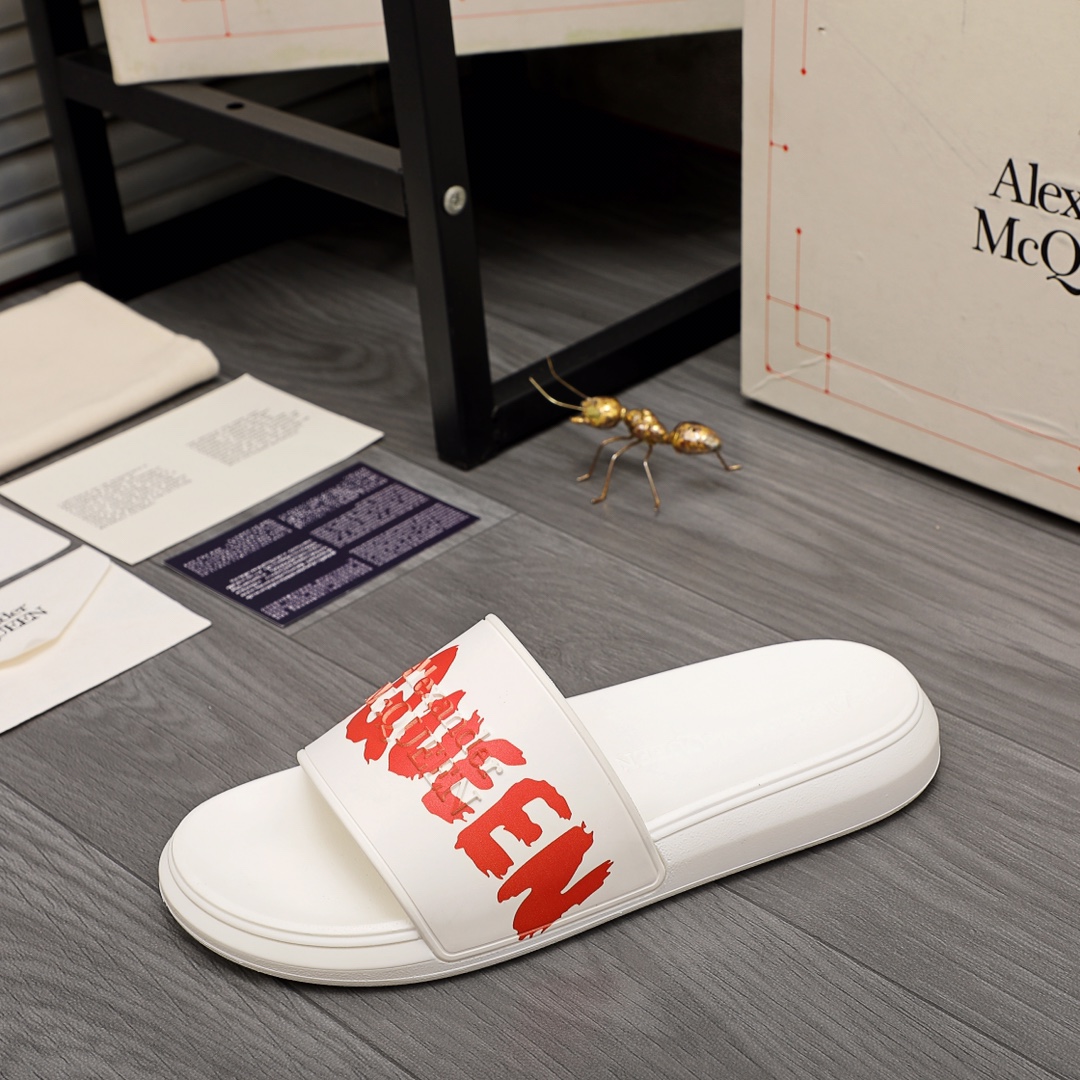 Alexander Mqueen Logo Slipper - 