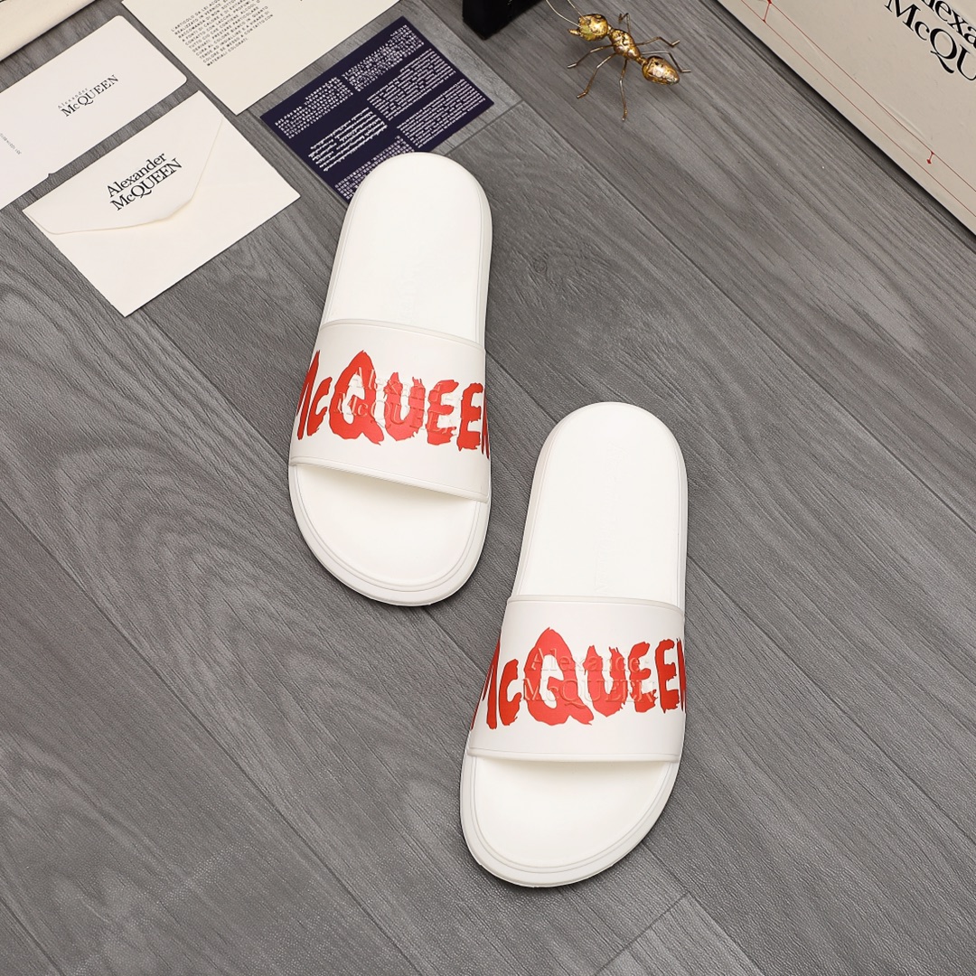 Alexander Mqueen Logo Slipper - 