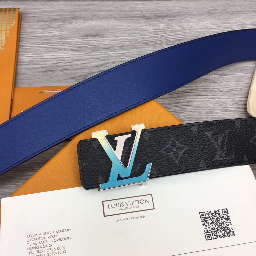 Louis Vuitton Shape 40MM Reversible Belt - PerfectKickZ