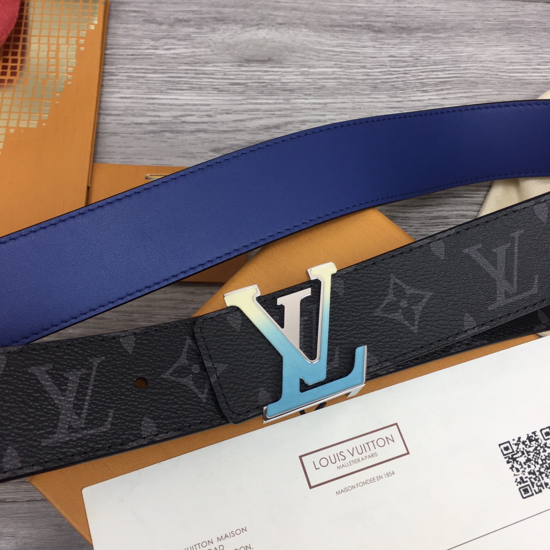 Louis Vuitton Shape 40MM Reversible Belt - PerfectKickZ