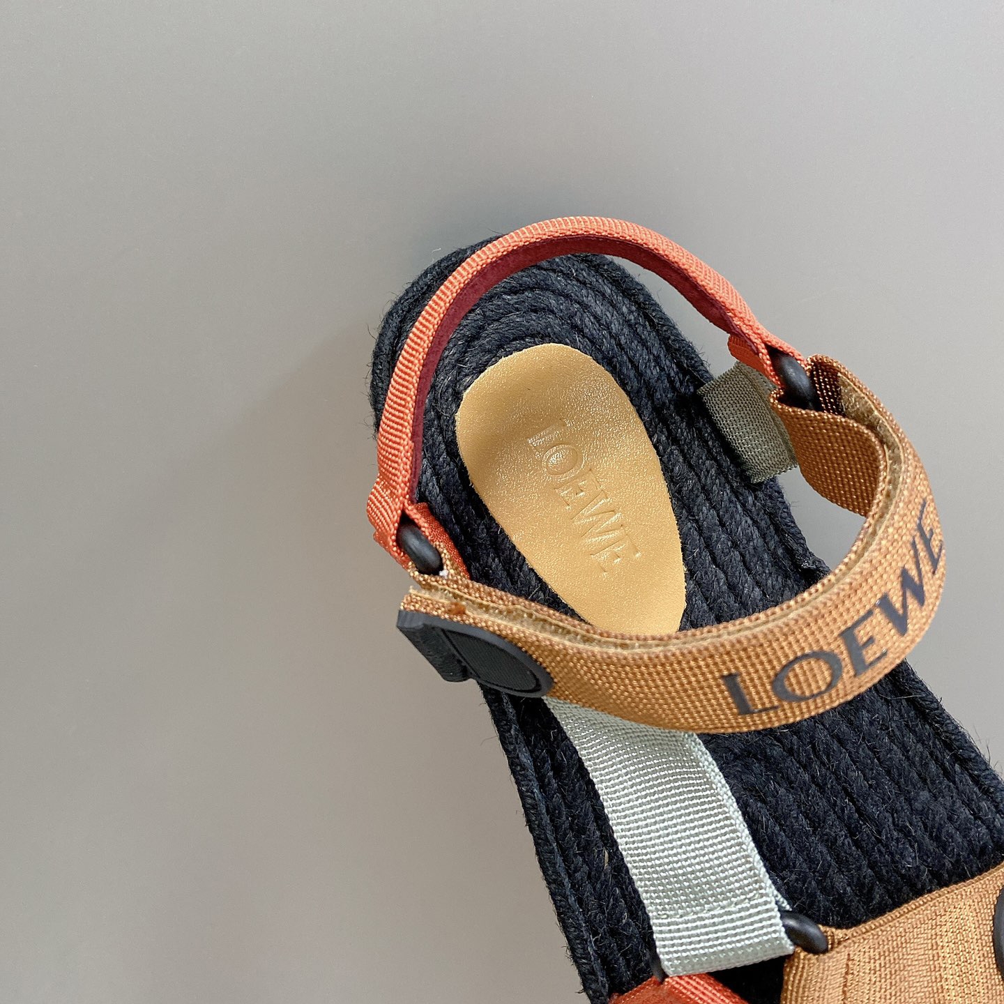 Loewe Strappy Espadrille In Nylon - PerfectKickZ
