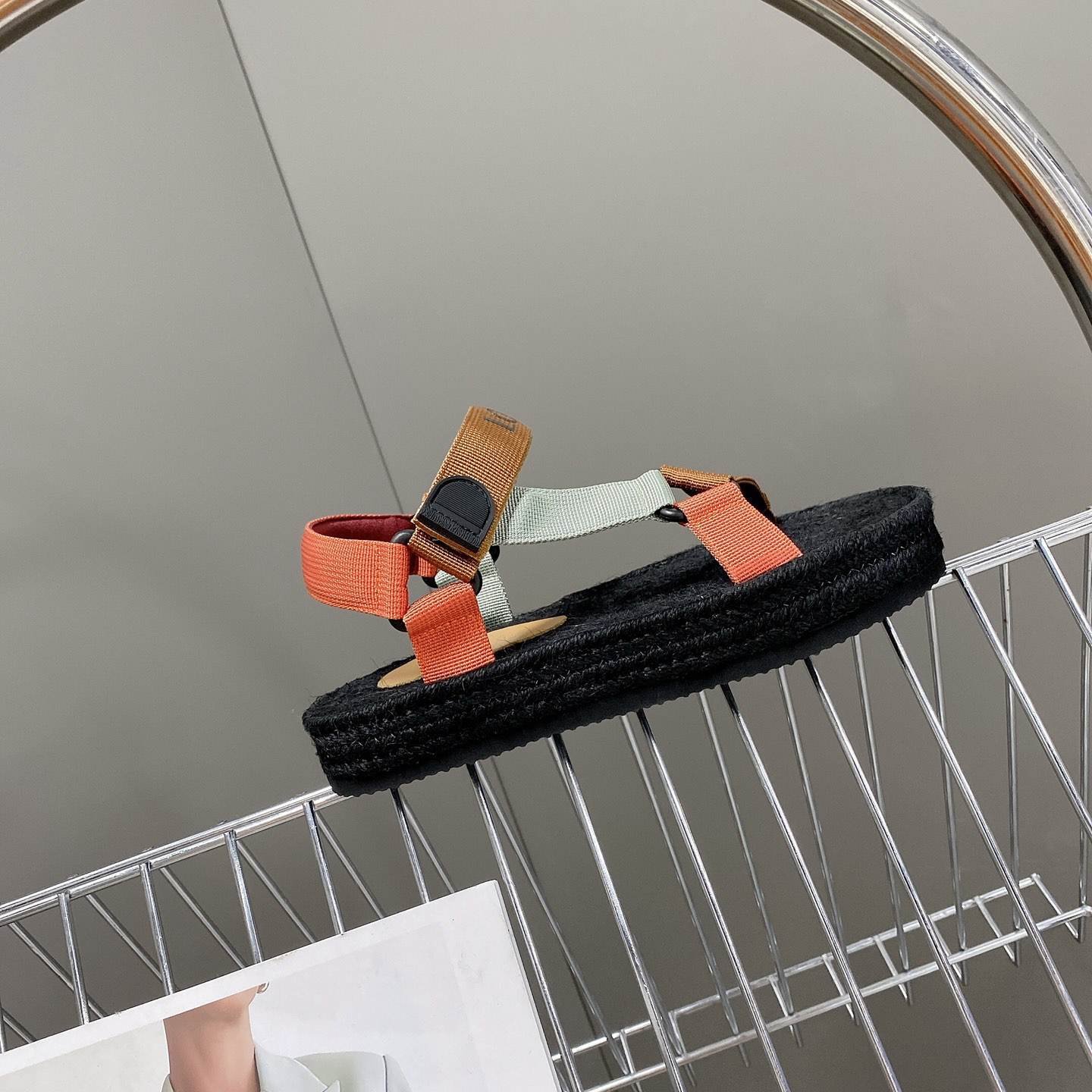 Loewe Strappy Espadrille In Nylon - PerfectKickZ