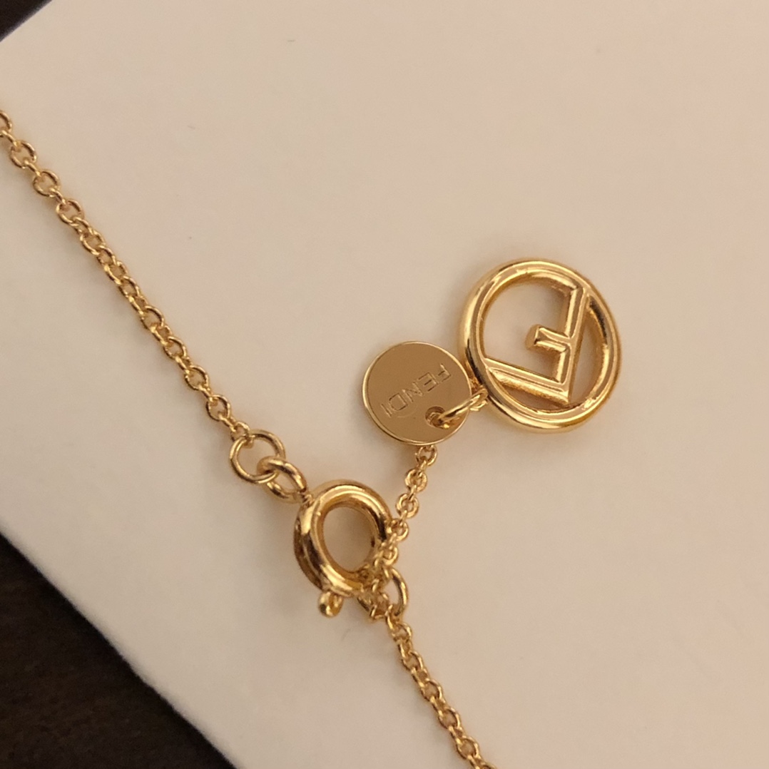 Fendi F Is Fendi Necklace - PerfectKickZ