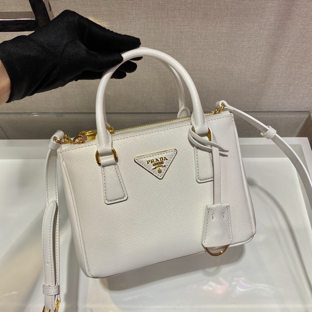Prada Galleria Saffiano Leather Micro-Bag(20-14.5-9.5cm)   1BA906 - PerfectKickZ