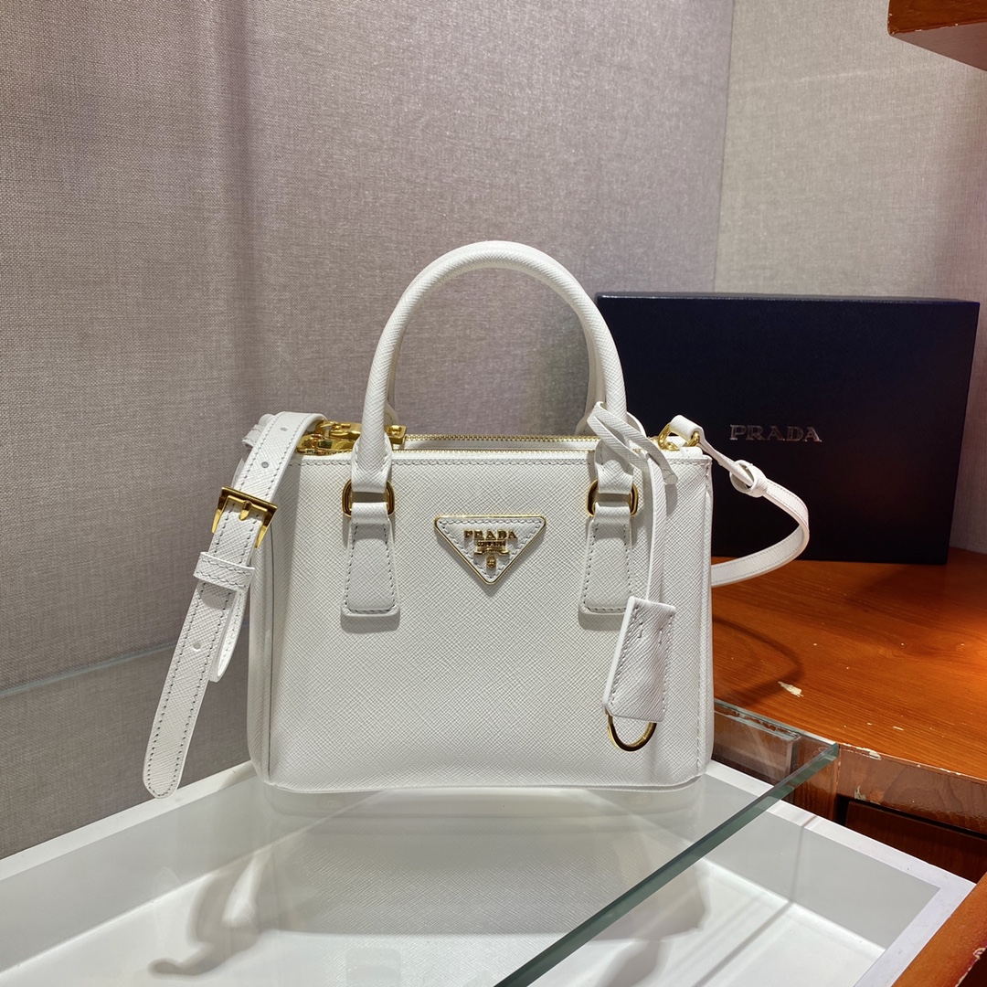 Prada Galleria Saffiano Leather Micro-Bag(20-14.5-9.5cm)   1BA906 - PerfectKickZ