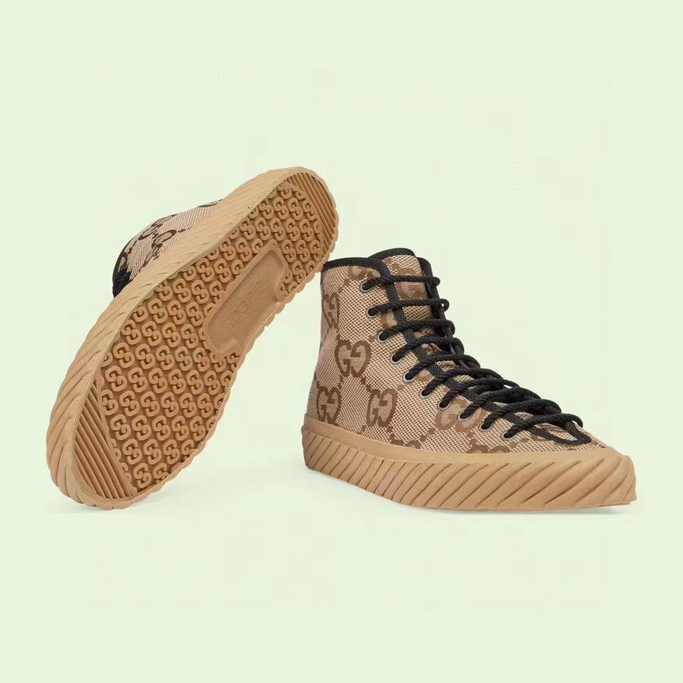 Gucci High-Top Maxi GG Sneaker - PerfectKickZ
