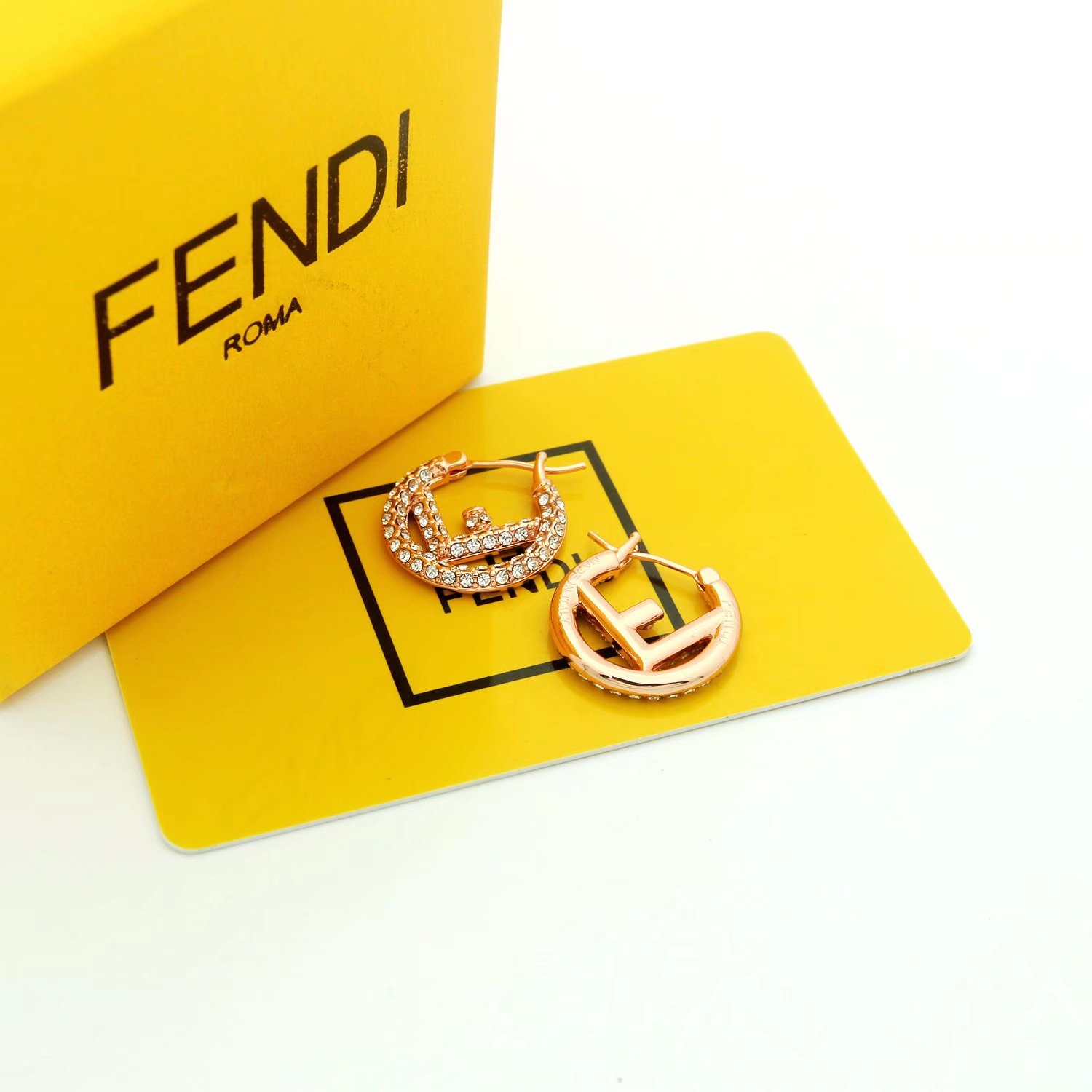 Fendi F Is Fendi Earrings - PerfectKickZ
