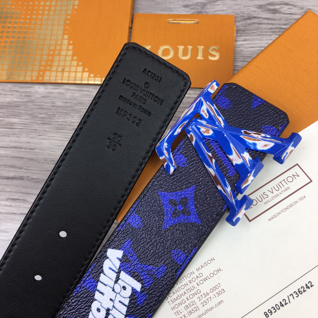 Louis Vuitton Gradient Shape 40MM Reversible Belt - PerfectKickZ