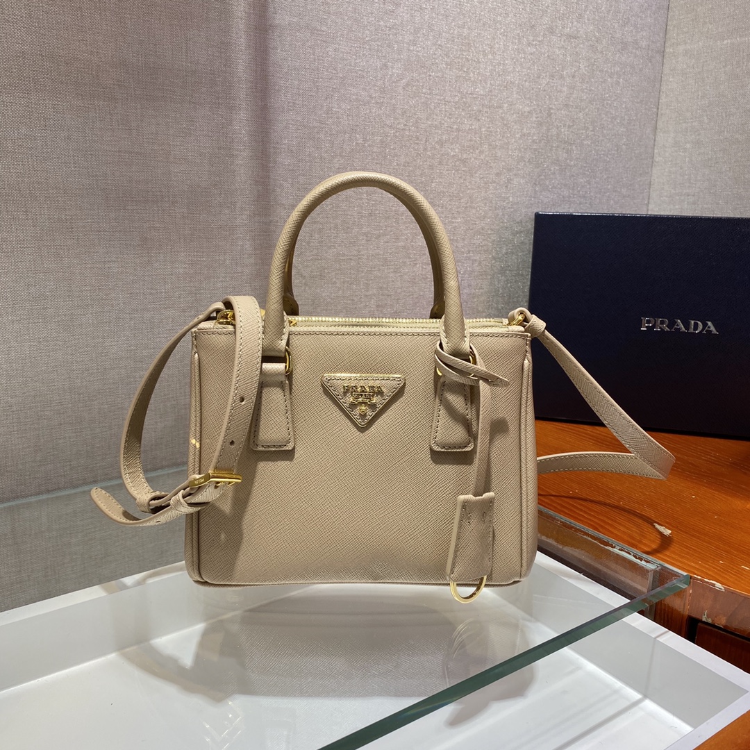 Prada Galleria Saffiano Leather Micro-Bag(20-14.5-9.5cm)   1BA906 - PerfectKickZ