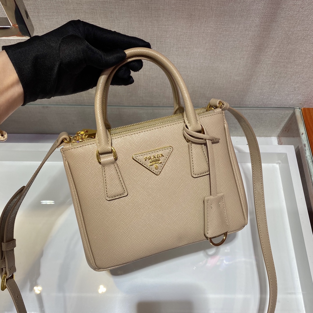 Prada Galleria Saffiano Leather Micro-Bag(20-14.5-9.5cm)   1BA906 - PerfectKickZ