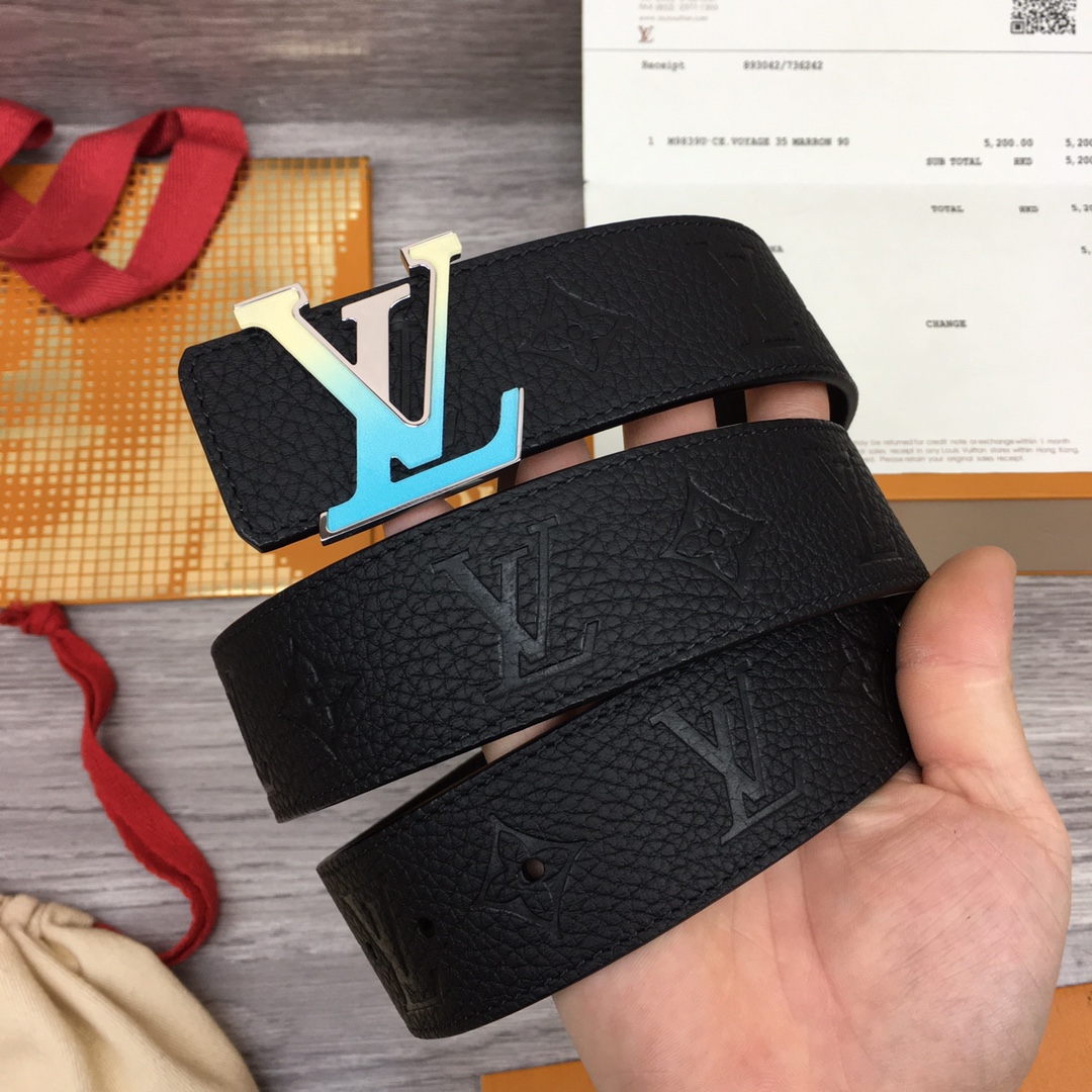 Louis Vuitton Shape 40MM Reversible Belt - PerfectKickZ