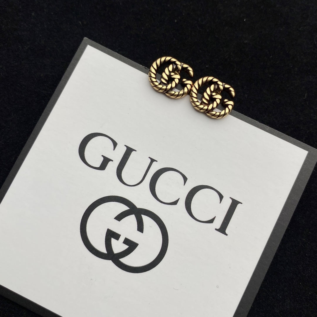 Gucci Double G Earrings - PerfectKickZ
