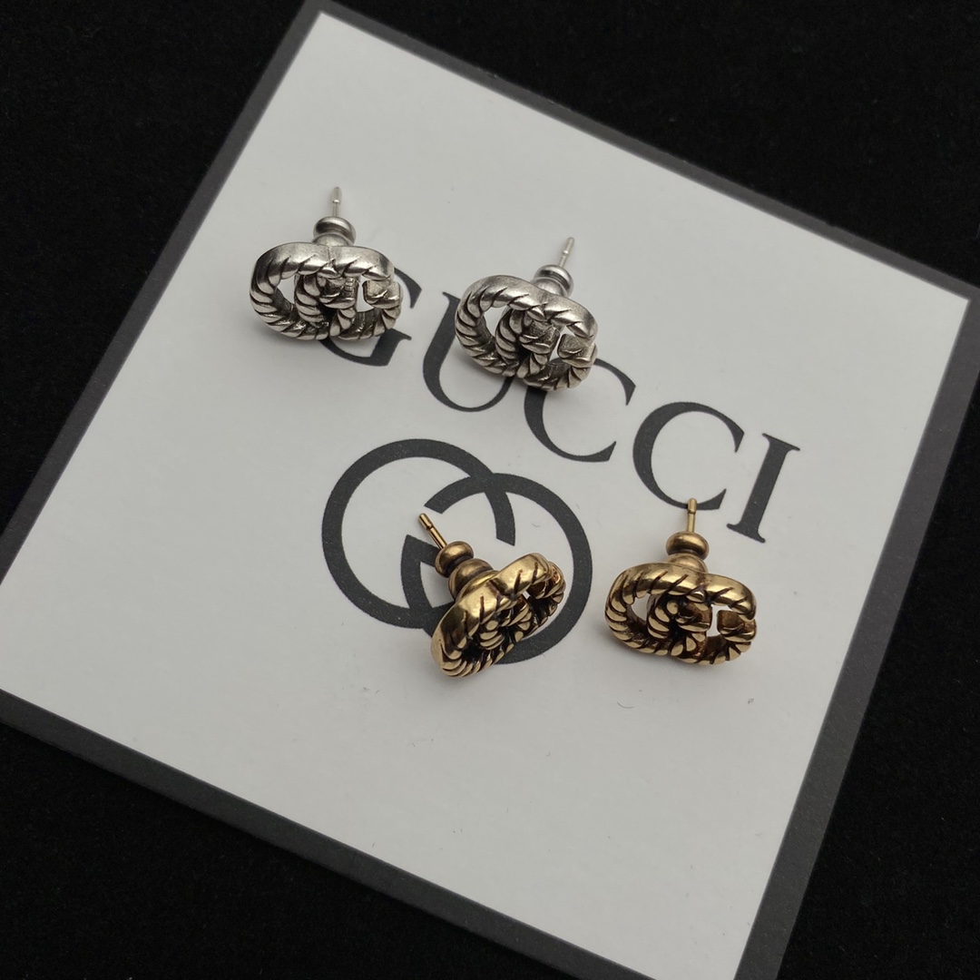 Gucci Double G Earrings - PerfectKickZ