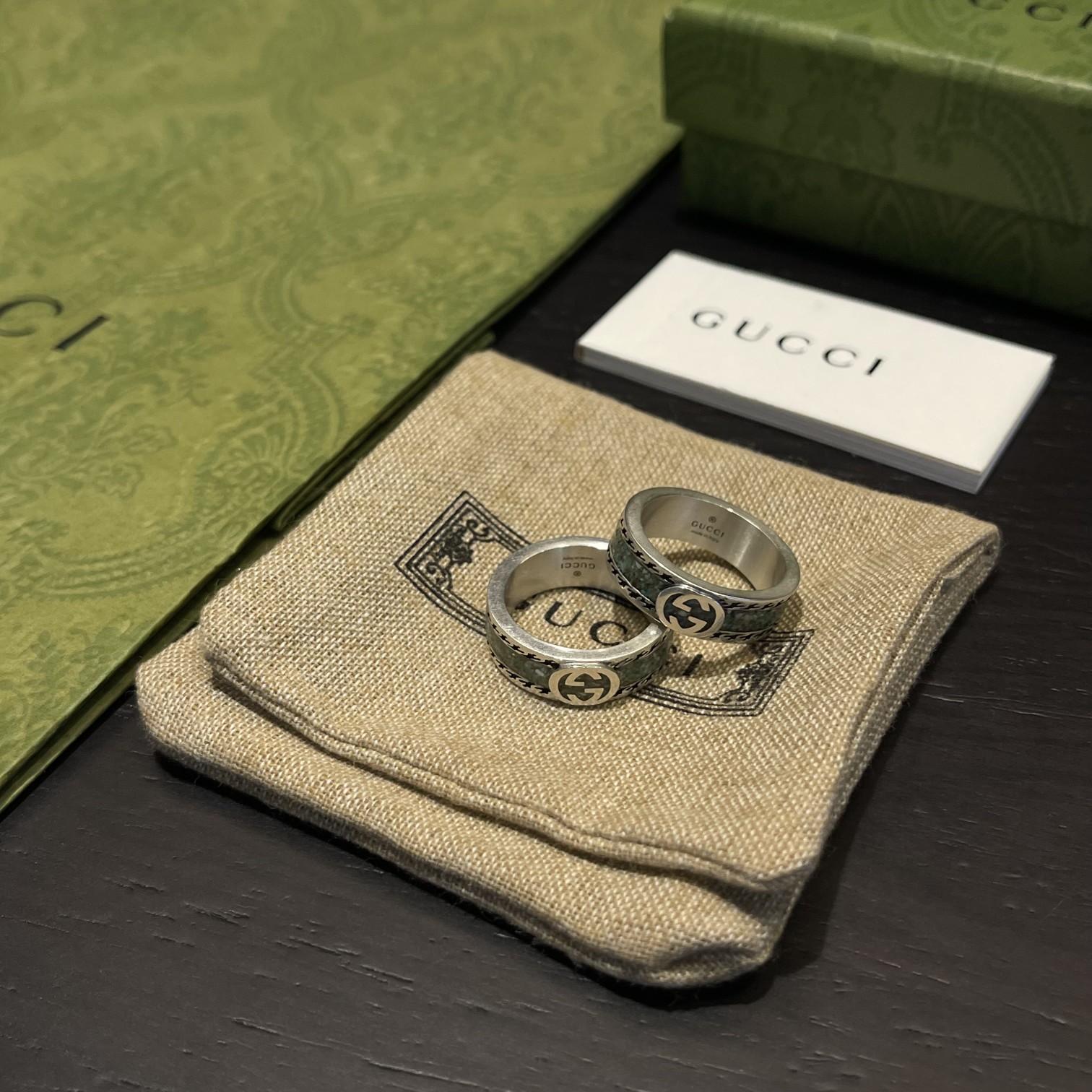 Gucci Ring with Interlocking G - PerfectKickZ