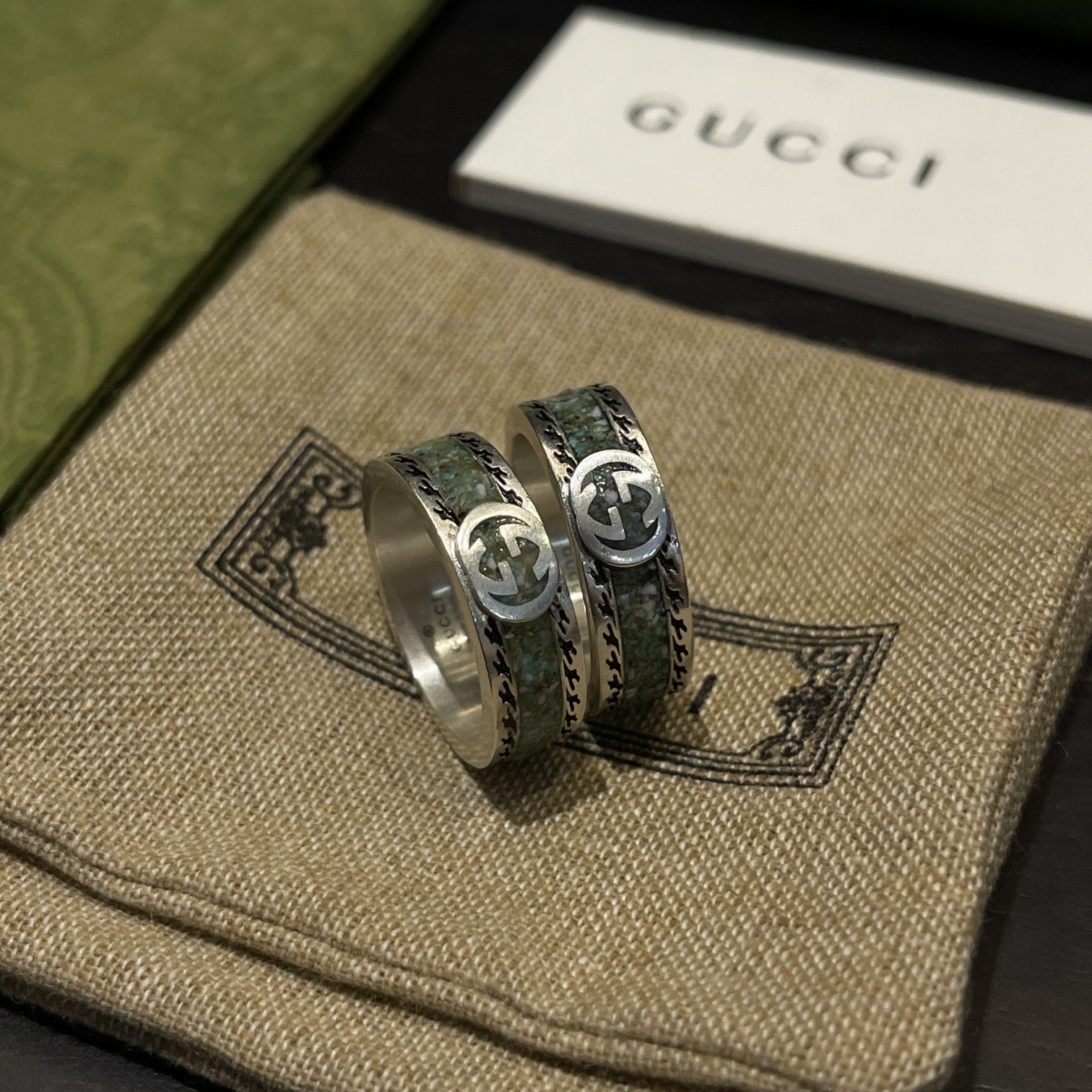 Gucci Ring with Interlocking G - PerfectKickZ