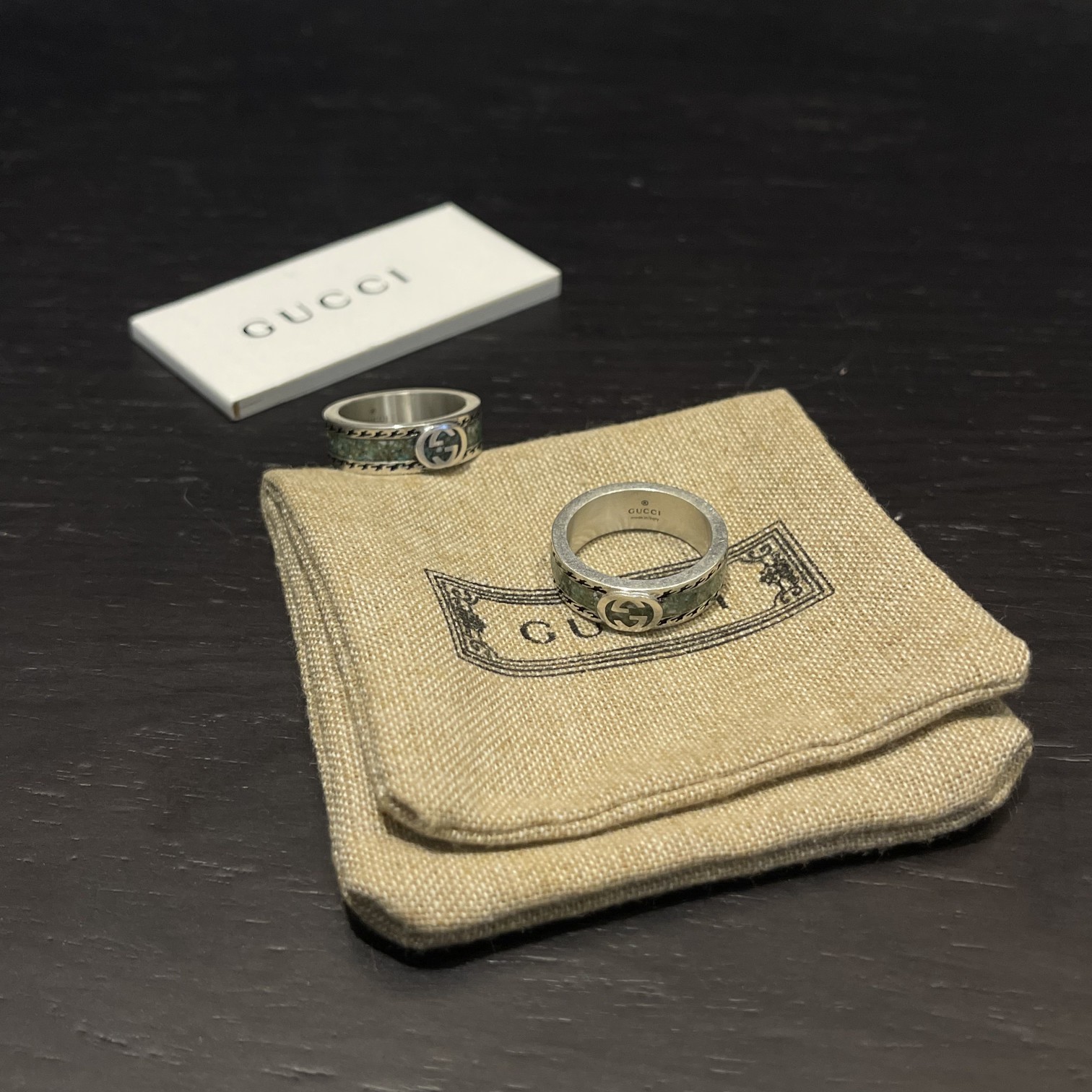 Gucci Ring with Interlocking G - PerfectKickZ
