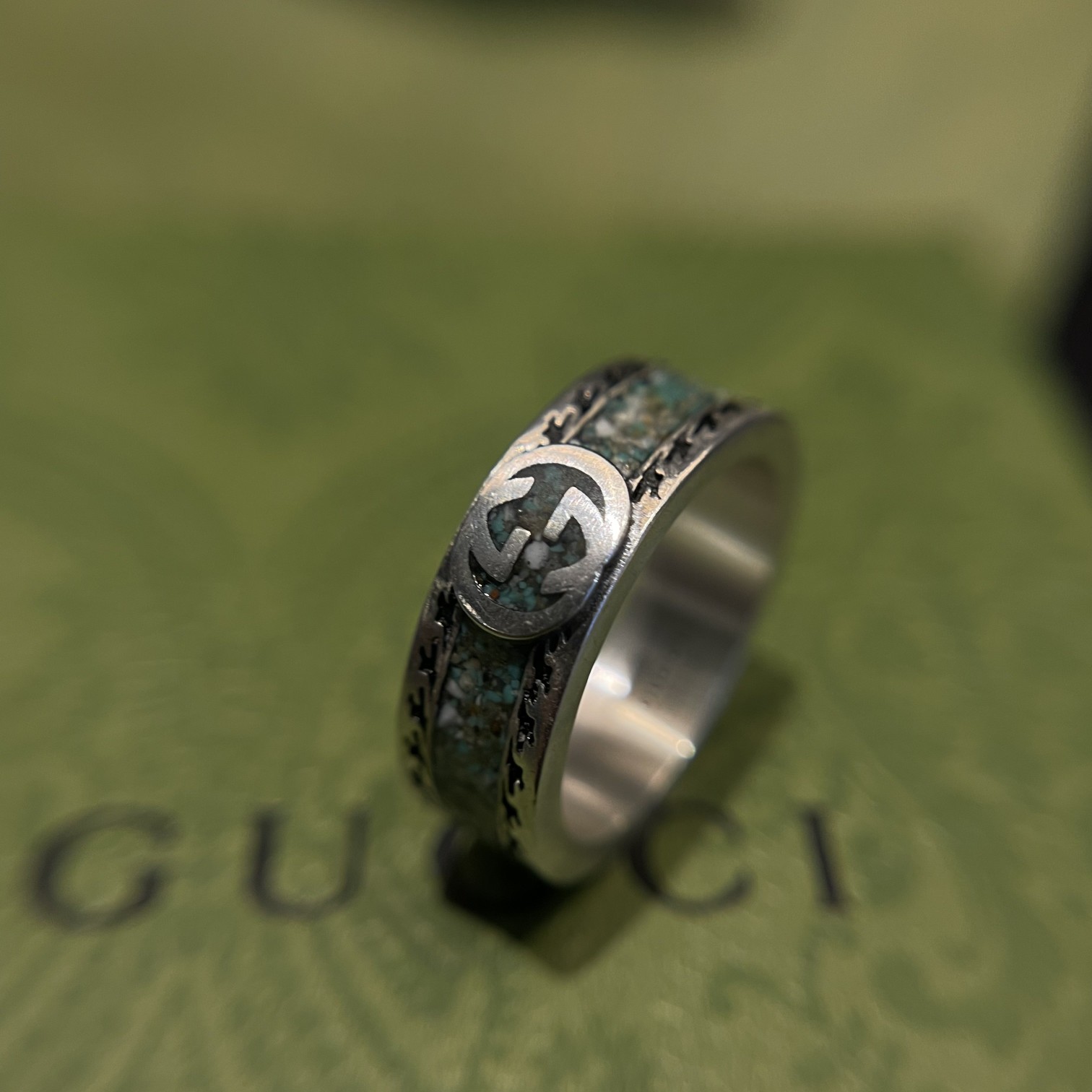 Gucci Ring with Interlocking G - PerfectKickZ