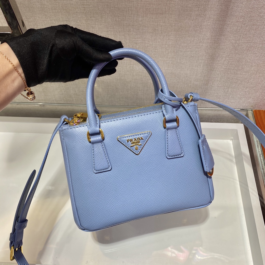 Prada Galleria Saffiano Leather Micro-Bag(20-14.5-9.5cm)   1BA906 - PerfectKickZ