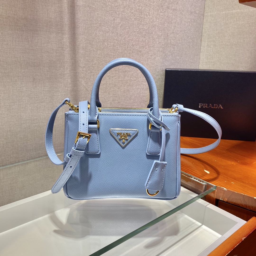 Prada Galleria Saffiano Leather Micro-Bag(20-14.5-9.5cm)   1BA906 - PerfectKickZ