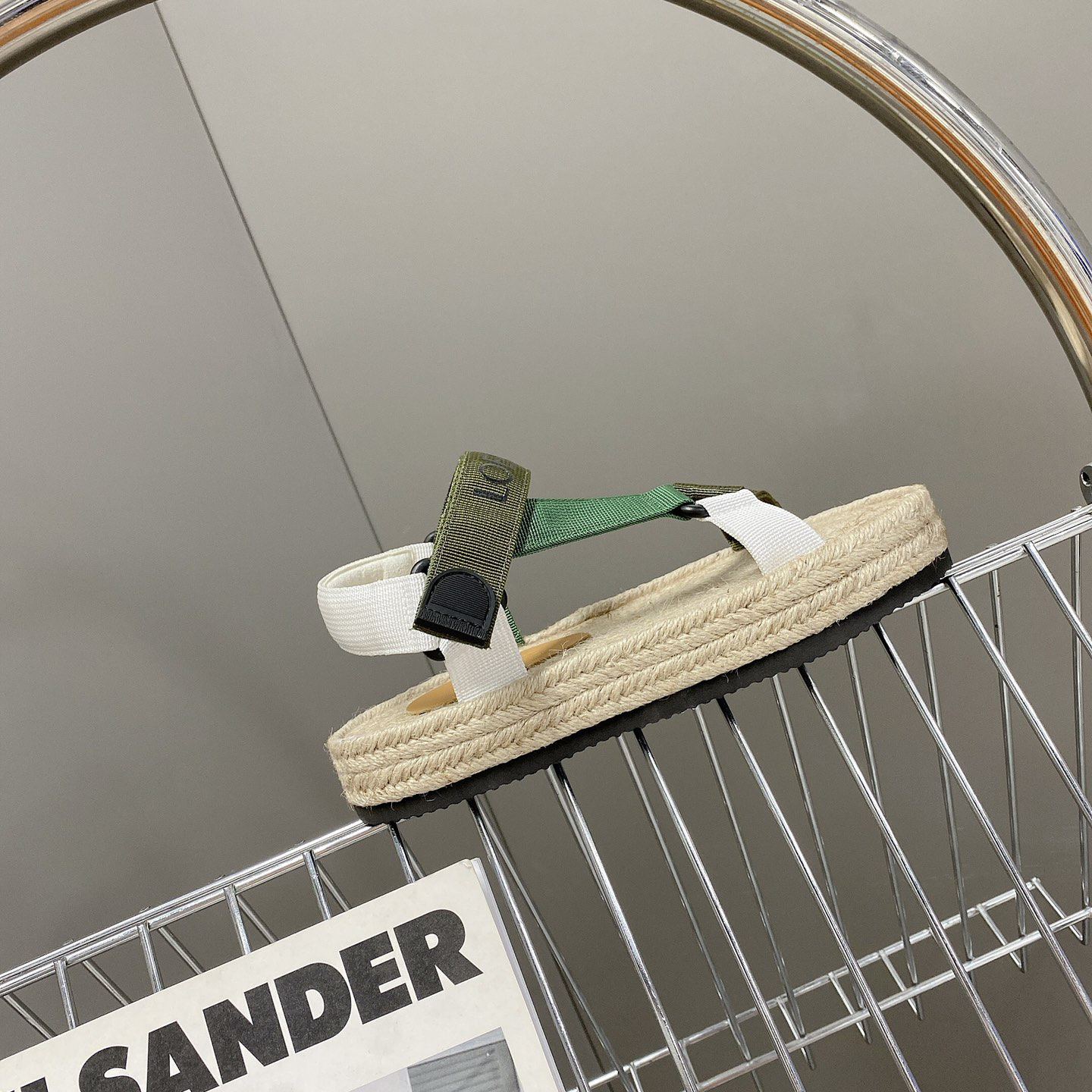 Loewe Strappy Espadrille In Nylon - PerfectKickZ