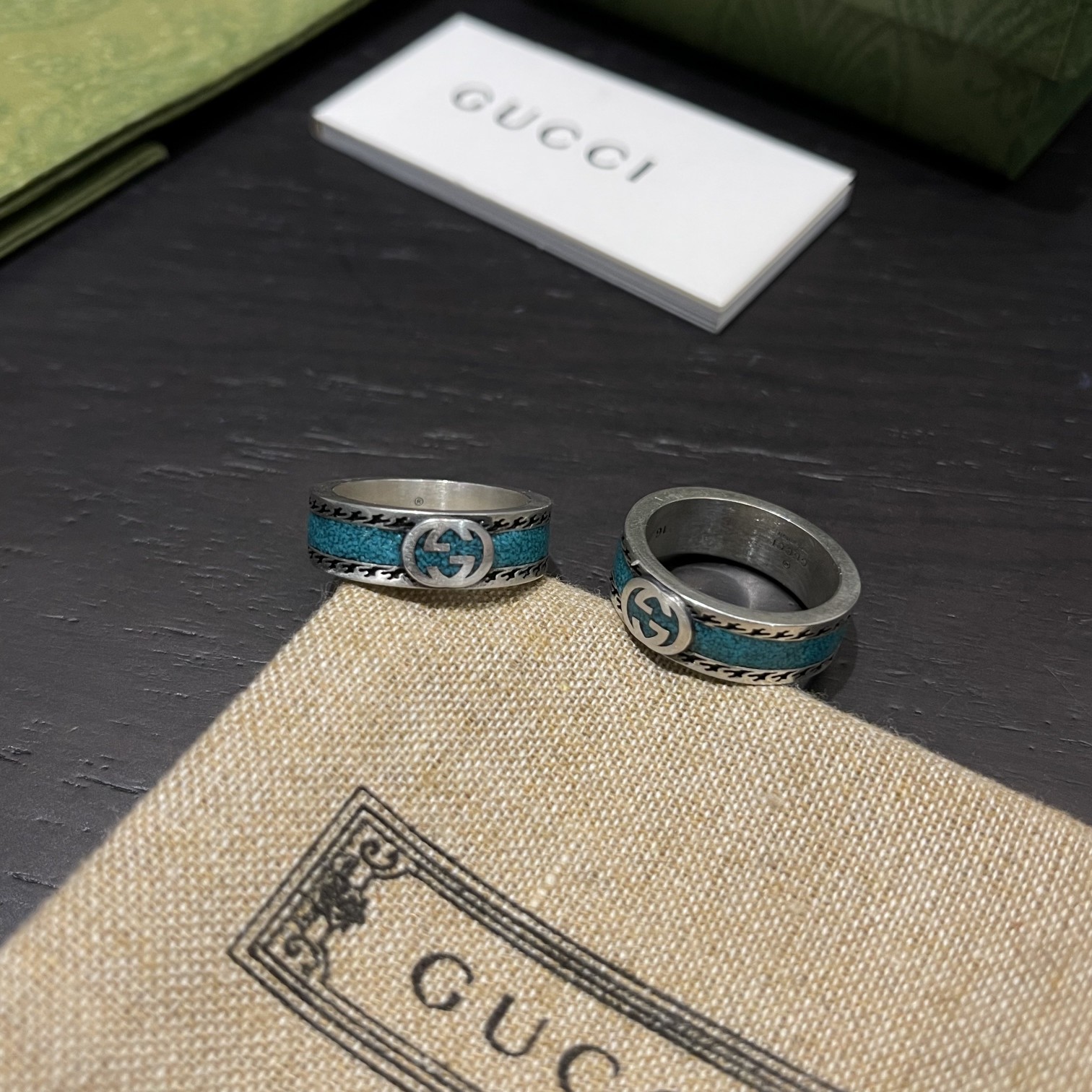 Gucci Ring with Interlocking G - 