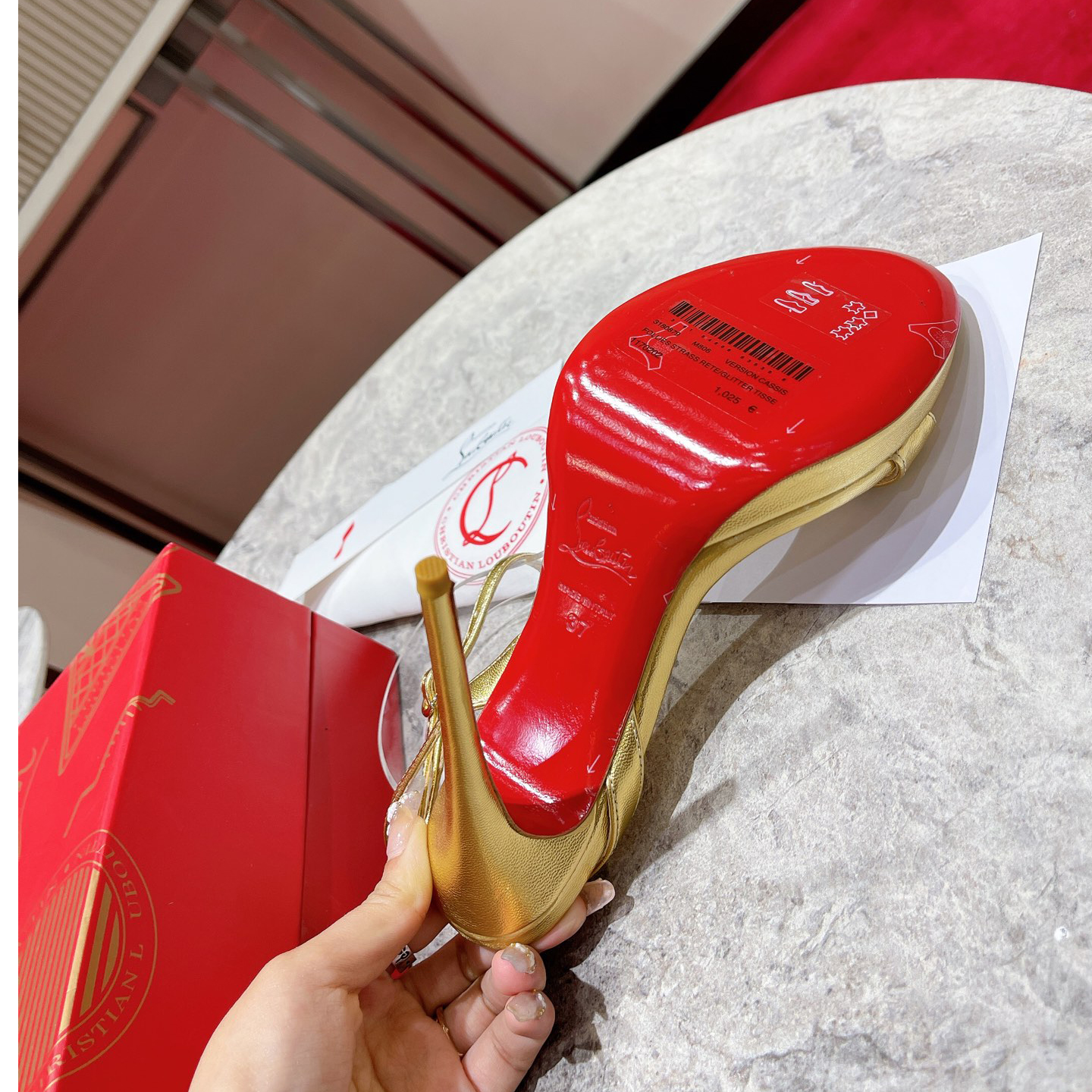 Christian Louboutin   Loubi Queen Sandal(12CM) - PerfectKickZ