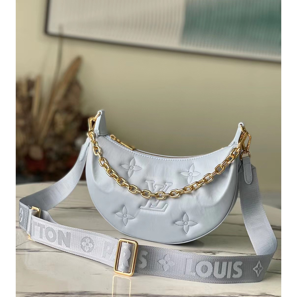 Louis Vuitton Over The Moon Shoulder Bag(27.5-16-7CM)  m59825 - PerfectKickZ