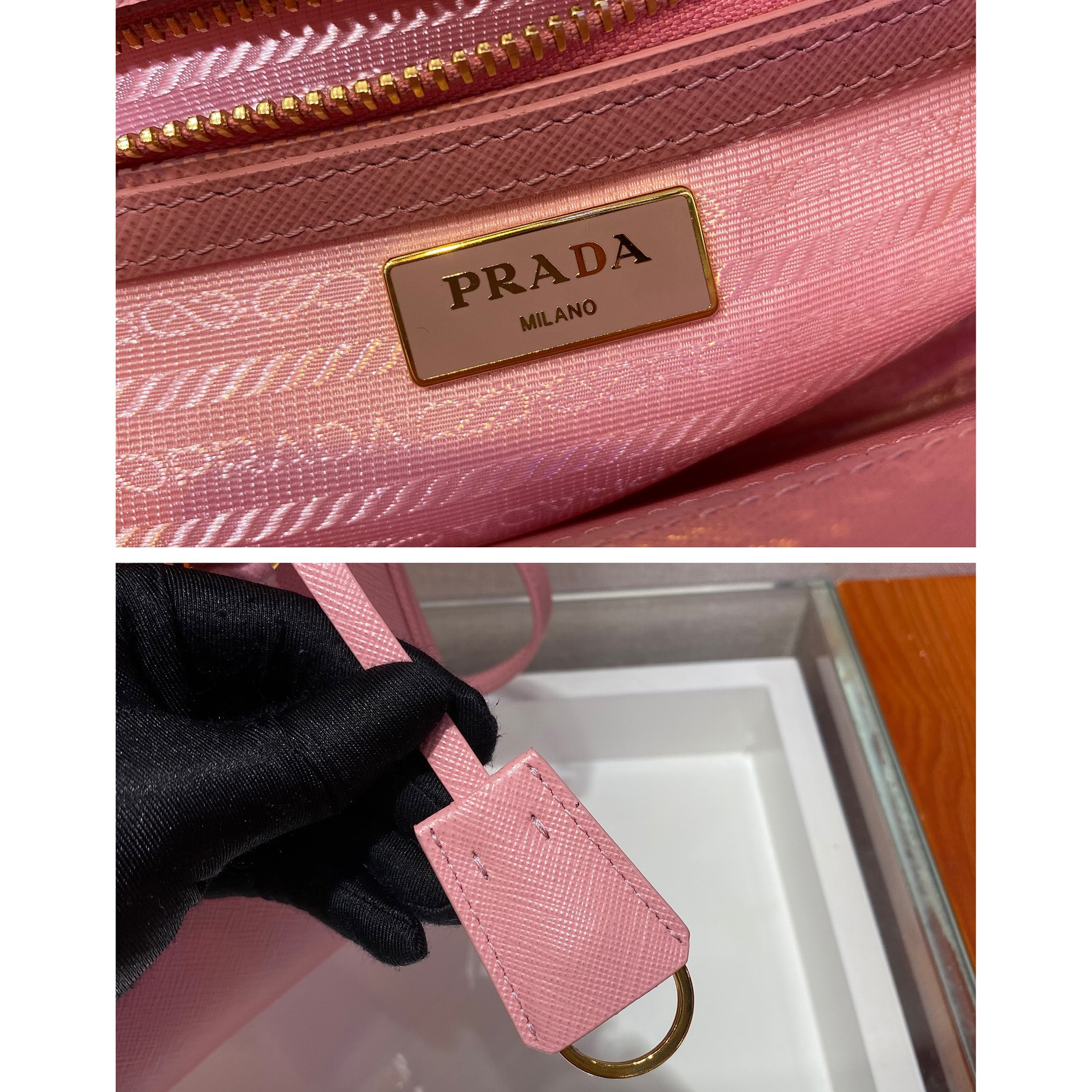 Prada Galleria Saffiano Leather Micro-Bag(20-14.5-9.5cm)   1BA906 - PerfectKickZ