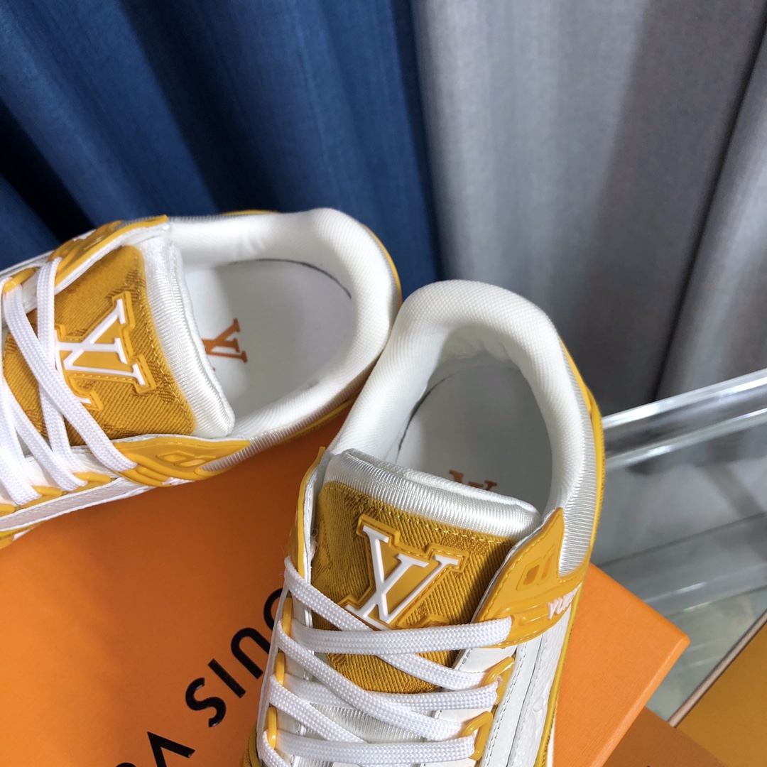Louis Vuitton LV  Trainer Sneaker(upon uk size) - PerfectKickZ