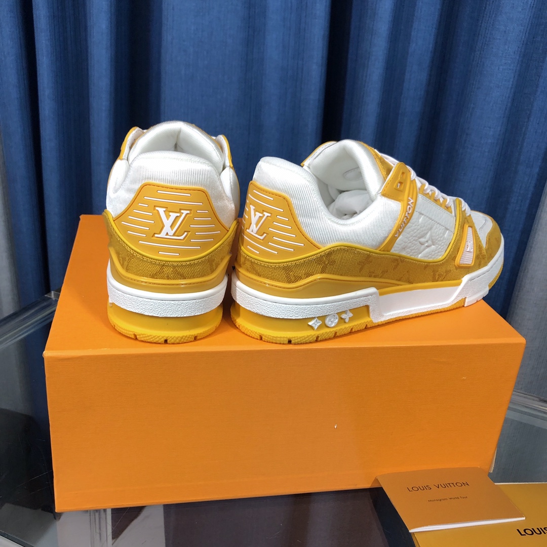 Louis Vuitton LV  Trainer Sneaker(upon uk size) - PerfectKickZ