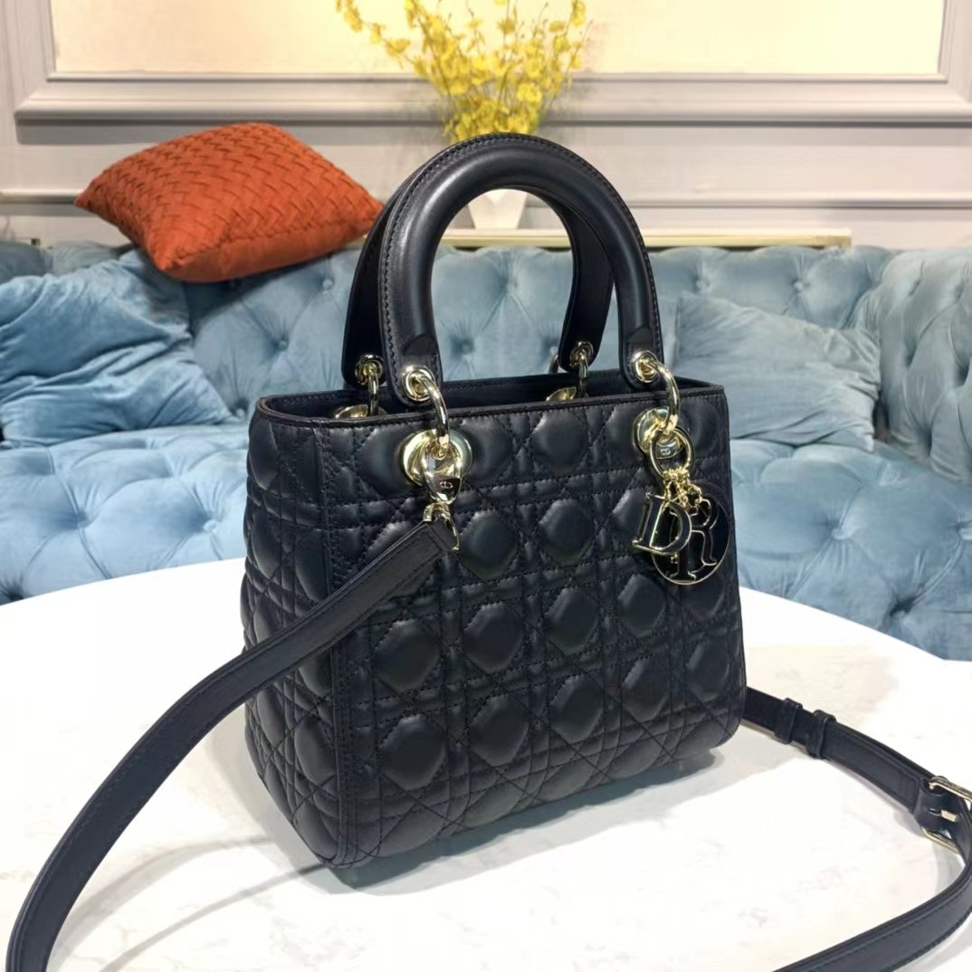 Dior Medium Lady Dior Bag(24-20-11cm) - PerfectKickZ