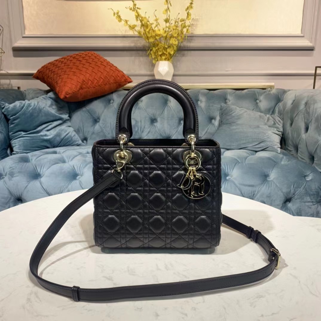 Dior Medium Lady Dior Bag(24-20-11cm) - PerfectKickZ