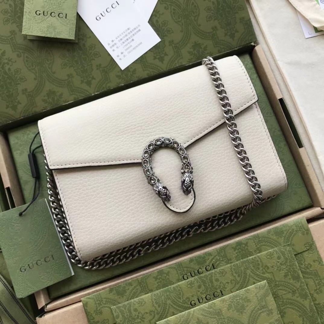 Gucci Dionysus Mini Leather Chain Bag(20-13.5-4CM) - PerfectKickZ