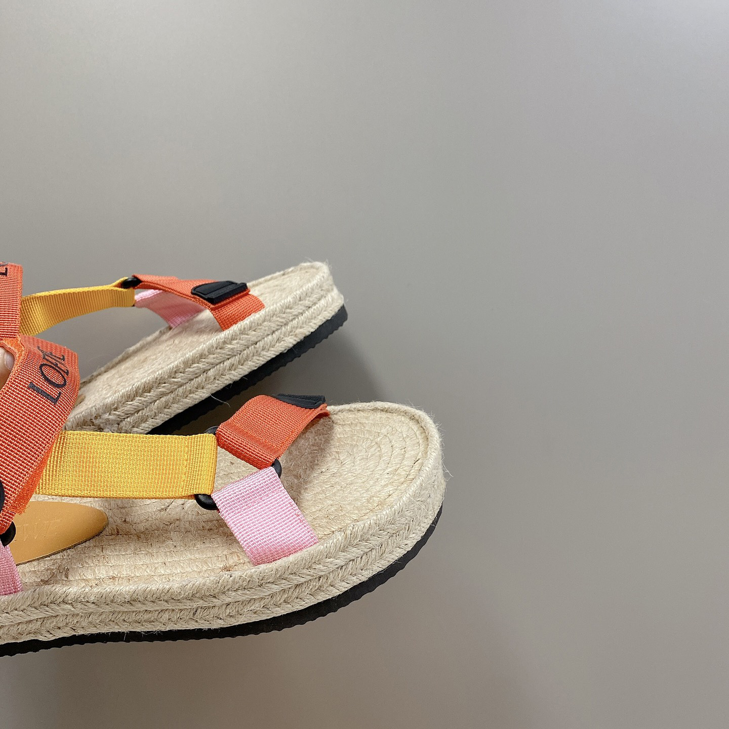 Loewe Strappy Espadrille In Nylon - PerfectKickZ
