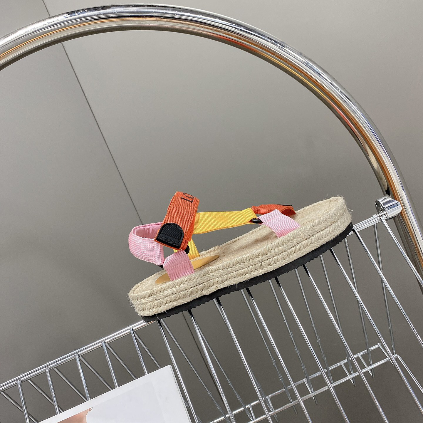 Loewe Strappy Espadrille In Nylon - PerfectKickZ