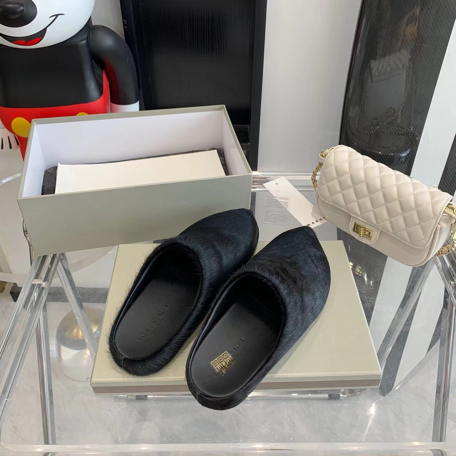 Marni Fussbett Slip-On Flat Mules - PerfectKickZ