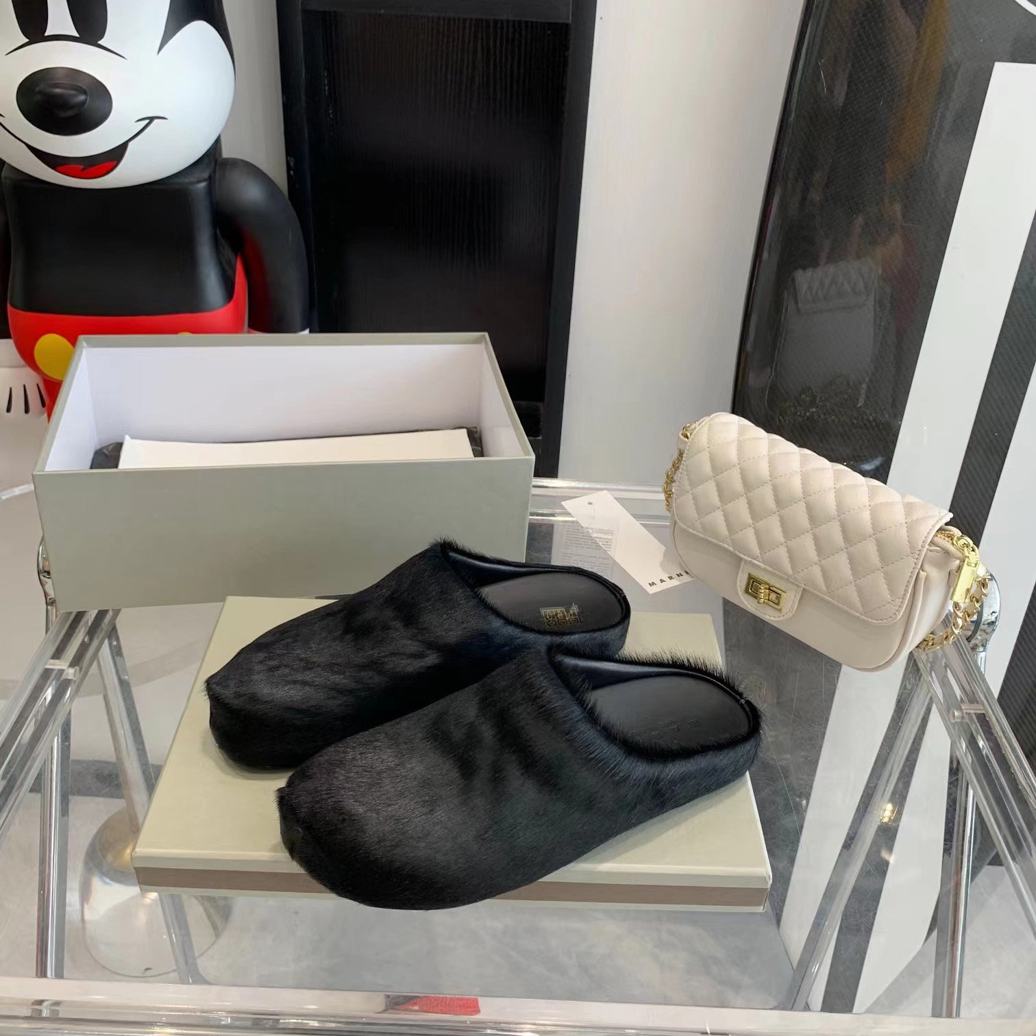 Marni Fussbett Slip-On Flat Mules - PerfectKickZ
