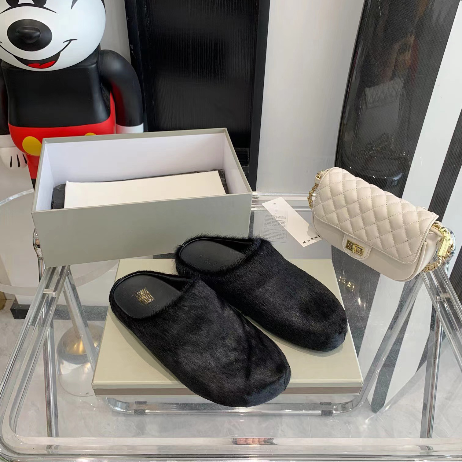 Marni Fussbett Slip-On Flat Mules - PerfectKickZ