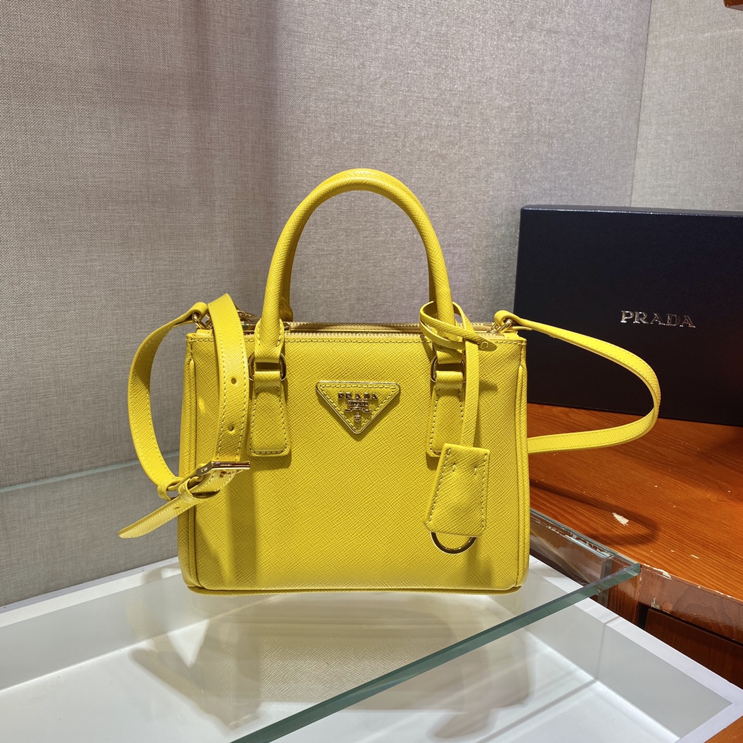 Prada Galleria Saffiano Leather Micro-Bag(20-14.5-9.5cm)   1BA906 - PerfectKickZ