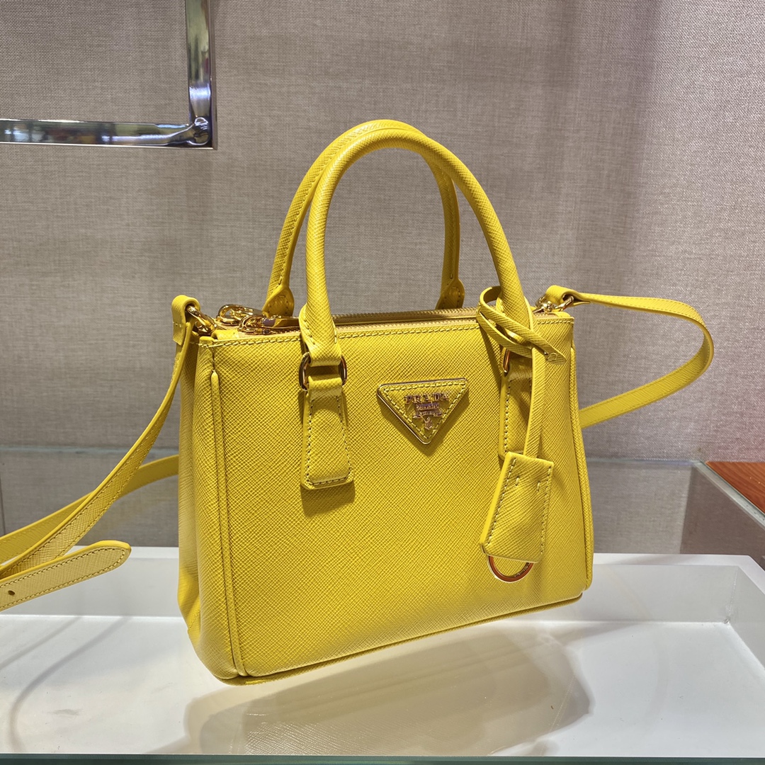 Prada Galleria Saffiano Leather Micro-Bag(20-14.5-9.5cm)   1BA906 - PerfectKickZ