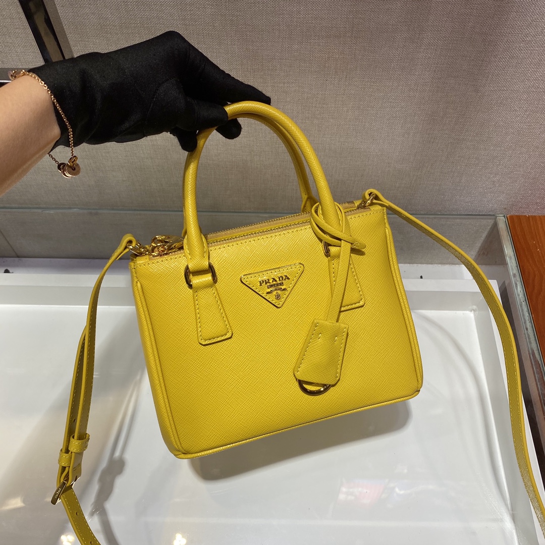 Prada Galleria Saffiano Leather Micro-Bag(20-14.5-9.5cm)   1BA906 - PerfectKickZ