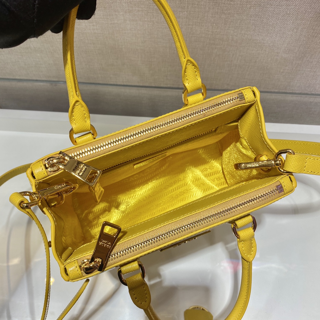 Prada Galleria Saffiano Leather Micro-Bag(20-14.5-9.5cm)   1BA906 - PerfectKickZ