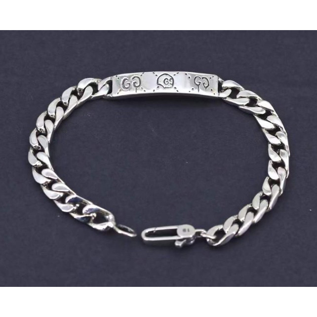 Gucci Ghost Chain Bracelet In Silver - PerfectKickZ