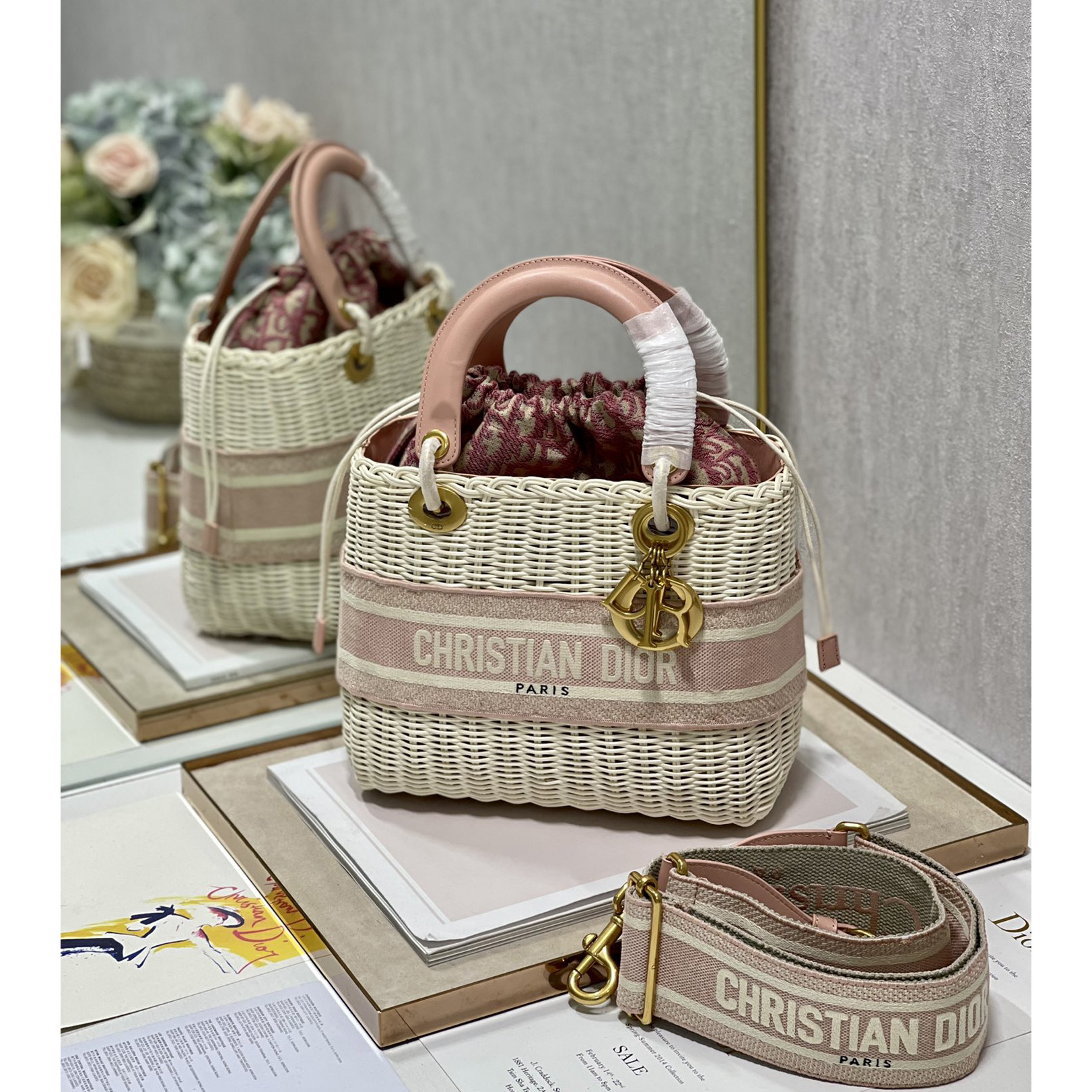 Dior Medium Lady Dior Bag(24-20-11cm) - PerfectKickZ