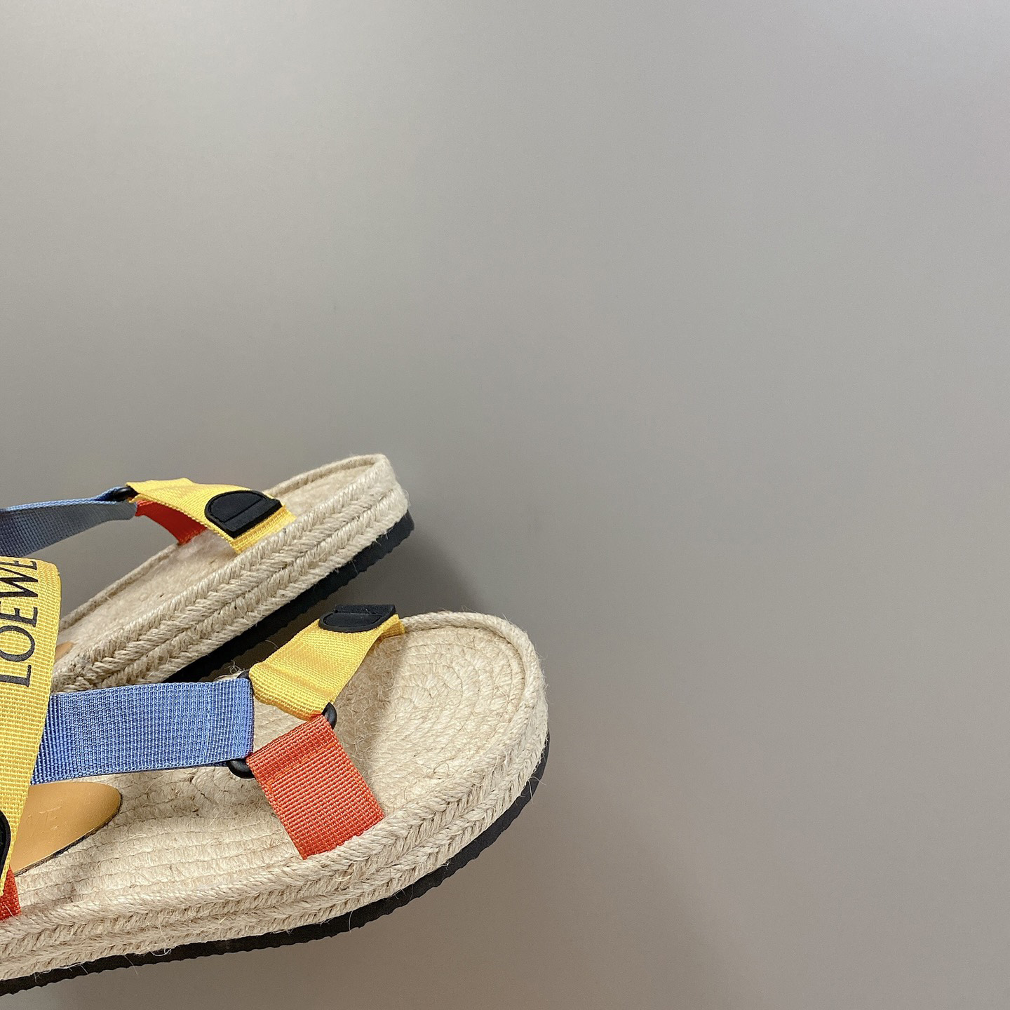 Loewe Strappy Espadrille In Nylon - PerfectKickZ