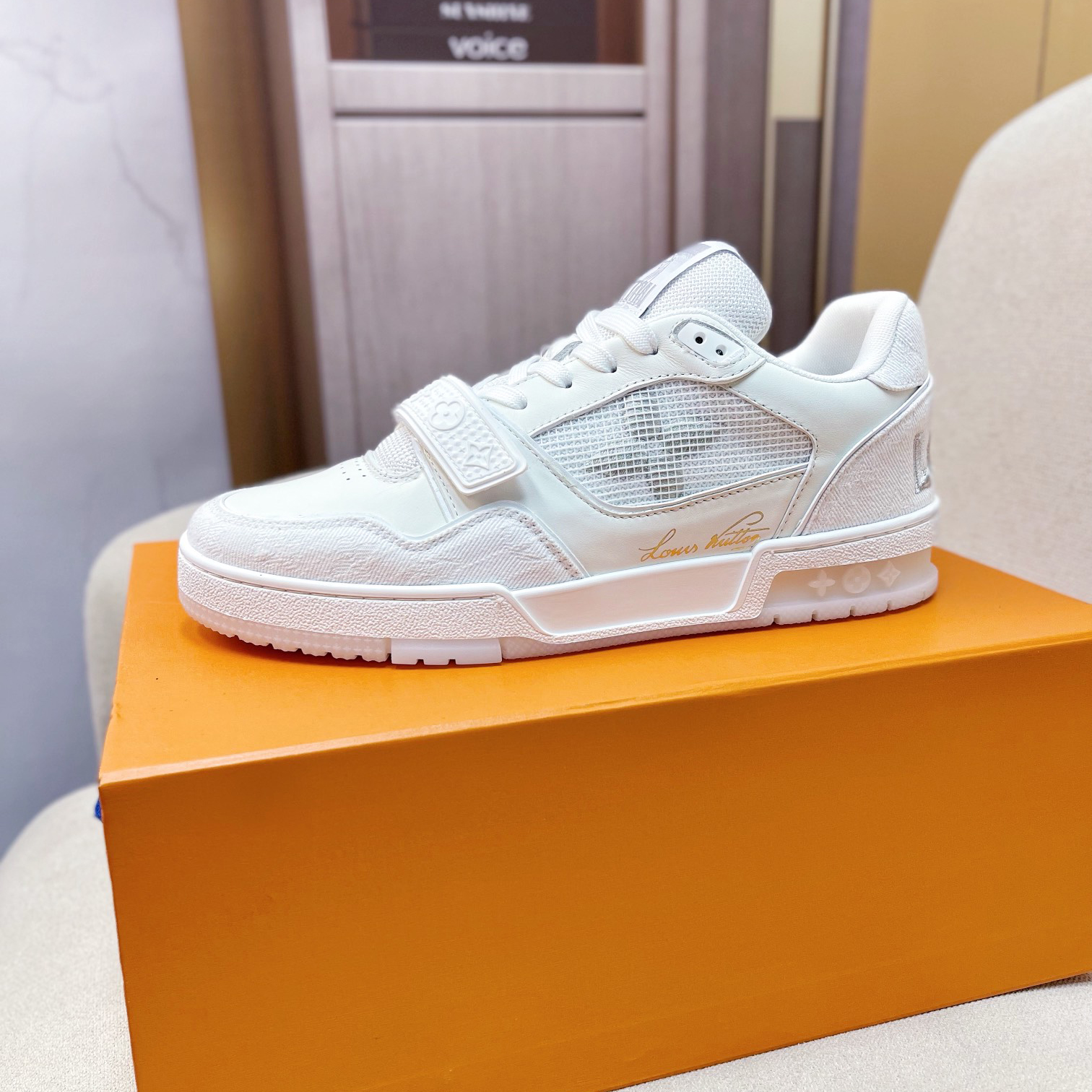 Louis Vuitton Trainer Sneaker(Upon UK Size) - PerfectKickZ