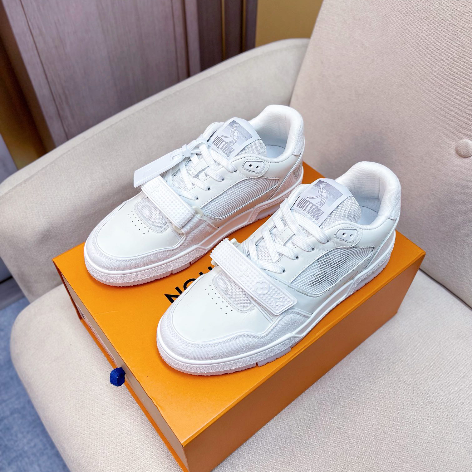 Louis Vuitton Trainer Sneaker(Upon UK Size) - PerfectKickZ