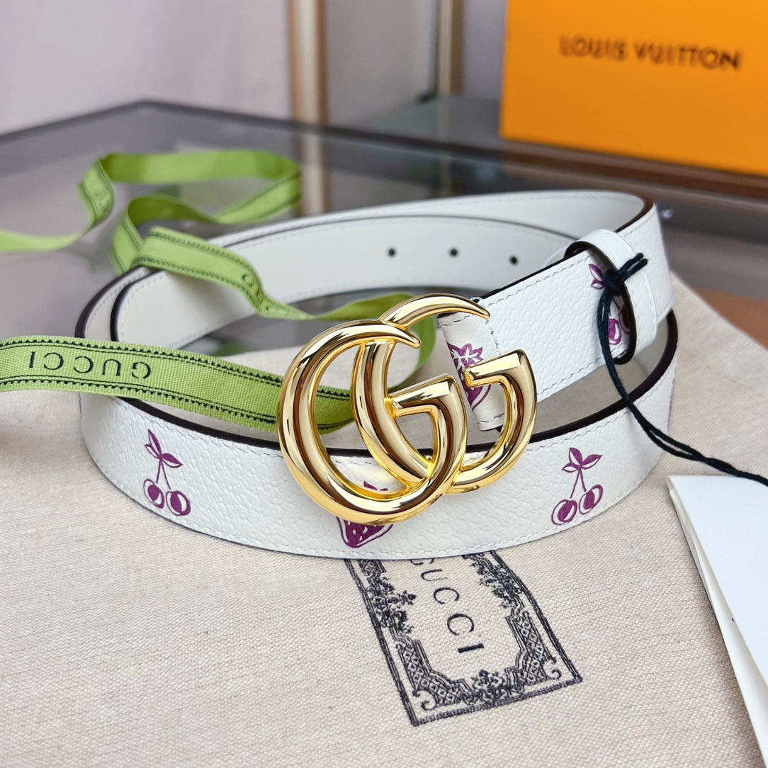 Gucci  GG Marmont Thin Belt - PerfectKickZ